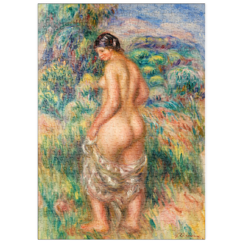 puzzleplate Standing Bather (Baigneuse debout) (1910) by Pierre-Auguste Renoir 500 Puzzle