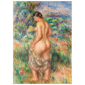 Darstellung des Puzzle Motivs Standing Bather (Baigneuse debout) (1910) by Pierre-Auguste Renoir - Puzzleteile: 500