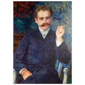 Darstellung des Puzzle Motivs Albert Cahen d'Anvers (1881) by Pierre-Auguste Renoir - Puzzleteile: 100