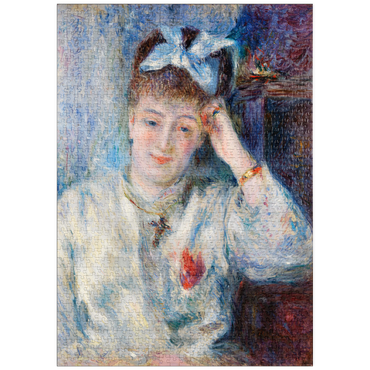 puzzleplate Portrait of Mademoiselle Marie Murer (Portrait de Mademoiselle Marie Murer) (1877) by Pierre-Auguste Renoir 1000 Puzzle