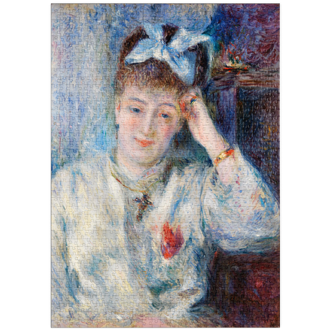 puzzleplate Portrait of Mademoiselle Marie Murer (Portrait de Mademoiselle Marie Murer) (1877) by Pierre-Auguste Renoir 1000 Puzzle