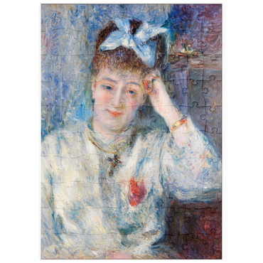 puzzleplate Portrait of Mademoiselle Marie Murer (Portrait de Mademoiselle Marie Murer) (1877) by Pierre-Auguste Renoir 100 Puzzle