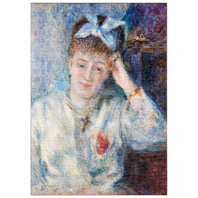 Darstellung des Puzzle-Motivs Portrait of Mademoiselle Marie Murer (1877) by Pierre-Auguste Renoir – Puzzleteile: 200