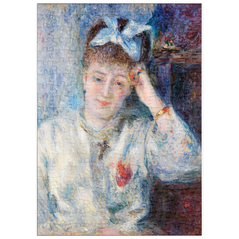 puzzleplate Portrait of Mademoiselle Marie Murer (Portrait de Mademoiselle Marie Murer) (1877) by Pierre-Auguste Renoir 200 Puzzle