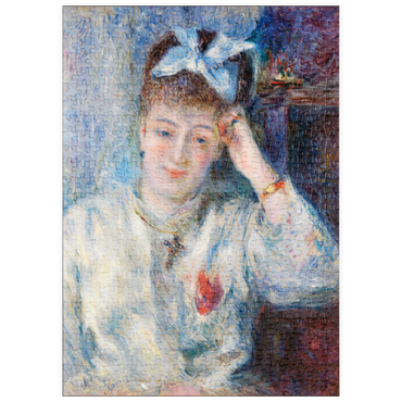 puzzleplate Portrait of Mademoiselle Marie Murer (Portrait de Mademoiselle Marie Murer) (1877) by Pierre-Auguste Renoir 500 Puzzle