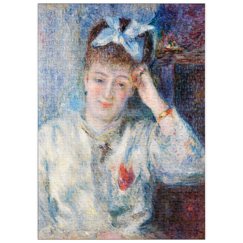puzzleplate Portrait of Mademoiselle Marie Murer (Portrait de Mademoiselle Marie Murer) (1877) by Pierre-Auguste Renoir 500 Puzzle