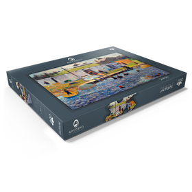 Darstellung des Puzzle Motivs The Bathing Hour, Chester, Nova Scotia (1910) by William James Glackens - Puzzleteile: 200