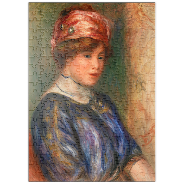 puzzleplate Young Woman in Blue, Bust (Jeune femme en corsage bleu, buste) (1911) by Pierre-Auguste Renoir 200 Puzzle