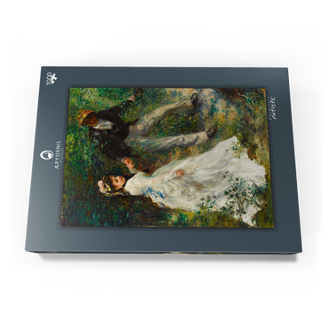 La Promenade (1870) by Pierre-Auguste Renoir 1000 Puzzle Schachtel Ansicht3