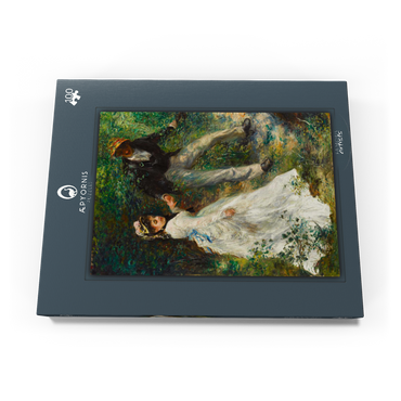 La Promenade (1870) by Pierre-Auguste Renoir 100 Puzzle Schachtel Ansicht3