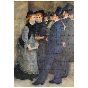 puzzleplate Leaving the Conservatory (La Sortie du conservatoire) (1876–1877) by Pierre-Auguste Renoir 100 Puzzle