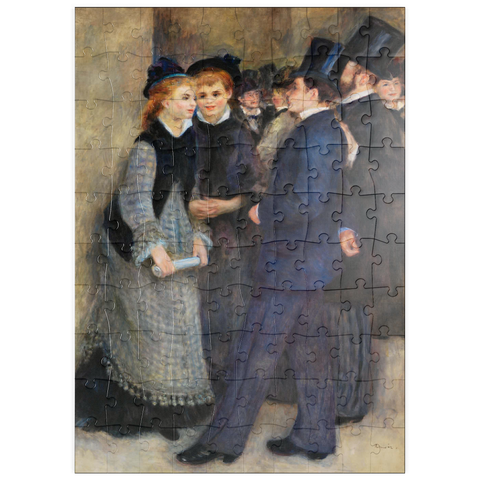 puzzleplate Leaving the Conservatory (La Sortie du conservatoire) (1876–1877) by Pierre-Auguste Renoir 100 Puzzle