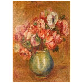 Darstellung des Puzzle-Motivs Anemones (Anémones) (1907) by Pierre-Auguste Renoir – Puzzleteile: 1000