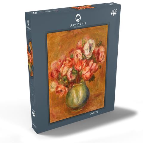 Anemones (Anémones) (1907) by Pierre-Auguste Renoir 100 Puzzle Schachtel Ansicht2
