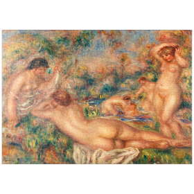 Darstellung des Puzzle-Motivs Bathers (Baigneuses) (1918) by Pierre-Auguste Renoir – Puzzleteile: 1000