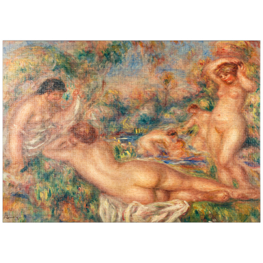 puzzleplate Bathers (Baigneuses) (1918) by Pierre-Auguste Renoir 1000 Puzzle