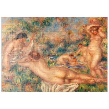 puzzleplate Bathers (Baigneuses) (1918) by Pierre-Auguste Renoir 100 Puzzle