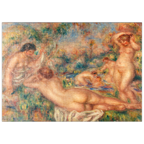 puzzleplate Bathers (Baigneuses) (1918) by Pierre-Auguste Renoir 500 Puzzle