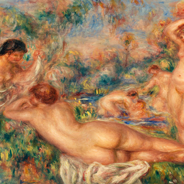 Bathers (Baigneuses) (1918) by Pierre-Auguste Renoir 500 Puzzle 3D Modell
