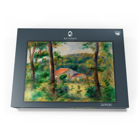 Environs of Briey (Environs de Briey) (1899) by Pierre-Auguste Renoir 1000 Puzzle Schachtel Ansicht3