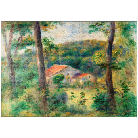 puzzleplate Environs of Briey (Environs de Briey) (1899) by Pierre-Auguste Renoir 1000 Puzzle
