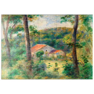 puzzleplate Environs of Briey (Environs de Briey) (1899) by Pierre-Auguste Renoir 100 Puzzle