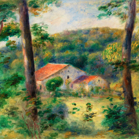 Environs of Briey (Environs de Briey) (1899) by Pierre-Auguste Renoir 100 Puzzle 3D Modell