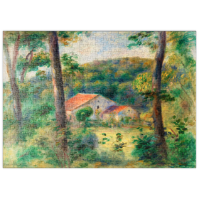 Darstellung des Puzzle Motivs Environs of Briey (1899) by Pierre-Auguste Renoir - Puzzleteile: 500