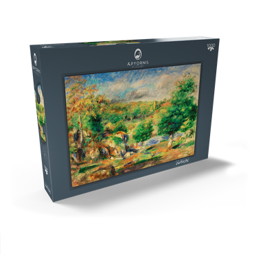 Chestnut Trees, Pont-Aven (Châtaigniers, Pont–Aven) (1892) by Pierre-Auguste Renoir 1000 Puzzle Schachtel Ansicht2