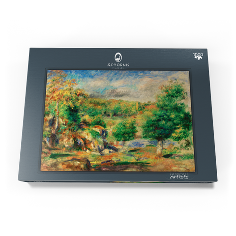 Chestnut Trees, Pont-Aven (Châtaigniers, Pont–Aven) (1892) by Pierre-Auguste Renoir 1000 Puzzle Schachtel Ansicht3