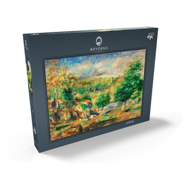 Chestnut Trees, Pont-Aven (Châtaigniers, Pont–Aven) (1892) by Pierre-Auguste Renoir 100 Puzzle Schachtel Ansicht2