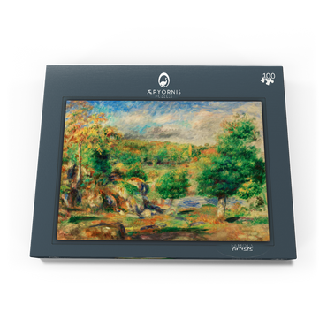 Chestnut Trees, Pont-Aven (Châtaigniers, Pont–Aven) (1892) by Pierre-Auguste Renoir 100 Puzzle Schachtel Ansicht3