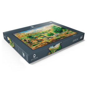 Alternative Darstellung des Puzzle-Motivs Chestnut Trees, Pont-Aven (Châtaigniers, Pont-Aven) (1892) by Pierre-Auguste Renoir – Puzzleteile: 200