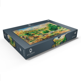 Darstellung des Puzzle Motivs Chestnut Trees, Pont-Aven (Châtaigniers, Pont-Aven) (1892) by Pierre-Auguste Renoir - Puzzleteile: 500