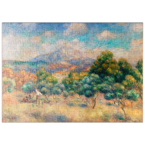 puzzleplate Mount of Sainte-Victoire (1888–1889) by Pierre-Auguste Renoir 200 Puzzle