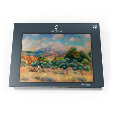 Mount of Sainte-Victoire (1888–1889) by Pierre-Auguste Renoir 500 Puzzle Schachtel Ansicht3
