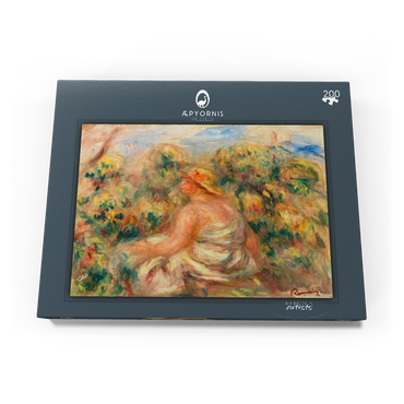 Woman with Hat in a Landscape (Femme avec chapeau dans un paysage) (1918) by Pierre-Auguste Renoir 200 Puzzle Schachtel Ansicht3