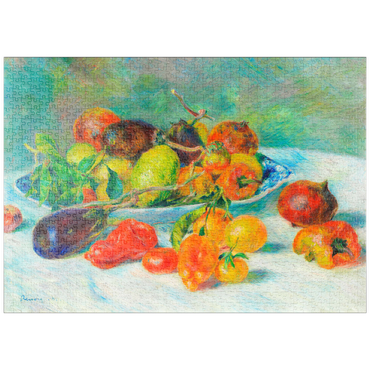 puzzleplate Fruits of the Midi (1881) by Pierre-Auguste Renoir 1000 Puzzle