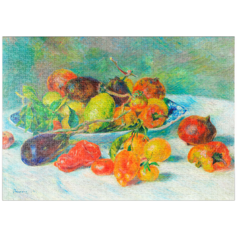 puzzleplate Fruits of the Midi (1881) by Pierre-Auguste Renoir 1000 Puzzle