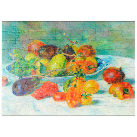 puzzleplate Fruits of the Midi (1881) by Pierre-Auguste Renoir 100 Puzzle