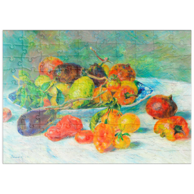 Darstellung des Puzzle Motivs Fruits of the Midi (1881) by Pierre-Auguste Renoir - Puzzleteile: 100