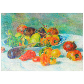 Darstellung des Puzzle Motivs Fruits of the Midi (1881) by Pierre-Auguste Renoir - Puzzleteile: 500
