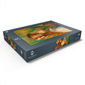 Alternative Darstellung des Puzzle-Motivs Reading (La Lecture) (1892) by Pierre-Auguste Renoir – Puzzleteile: 1000