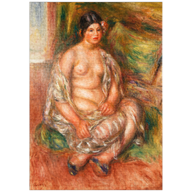 Darstellung des Puzzle-Motivs Seated Odalisque (Odalisque assise) (1918) by Pierre-Auguste Renoir – Puzzleteile: 1000