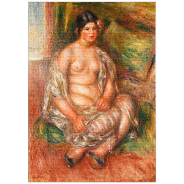 puzzleplate Seated Odalisque (Odalisque assise) (1918) by Pierre-Auguste Renoir 1000 Puzzle