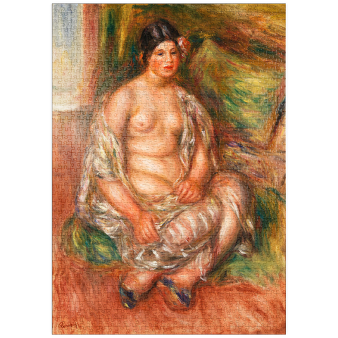 puzzleplate Seated Odalisque (Odalisque assise) (1918) by Pierre-Auguste Renoir 1000 Puzzle