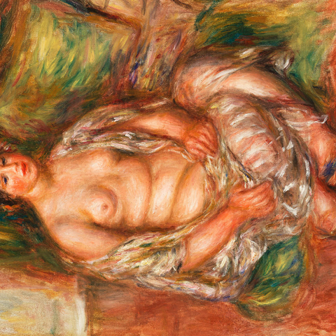 Seated Odalisque (Odalisque assise) (1918) by Pierre-Auguste Renoir 1000 Puzzle 3D Modell