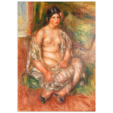 puzzleplate Seated Odalisque (Odalisque assise) (1918) by Pierre-Auguste Renoir 100 Puzzle