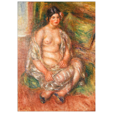 puzzleplate Seated Odalisque (Odalisque assise) (1918) by Pierre-Auguste Renoir 500 Puzzle