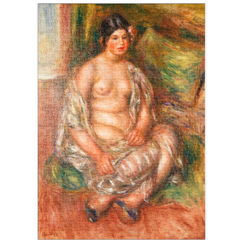 puzzleplate Seated Odalisque (Odalisque assise) (1918) by Pierre-Auguste Renoir 500 Puzzle